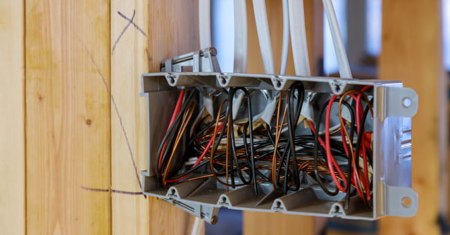 knob tube removal rewiring box