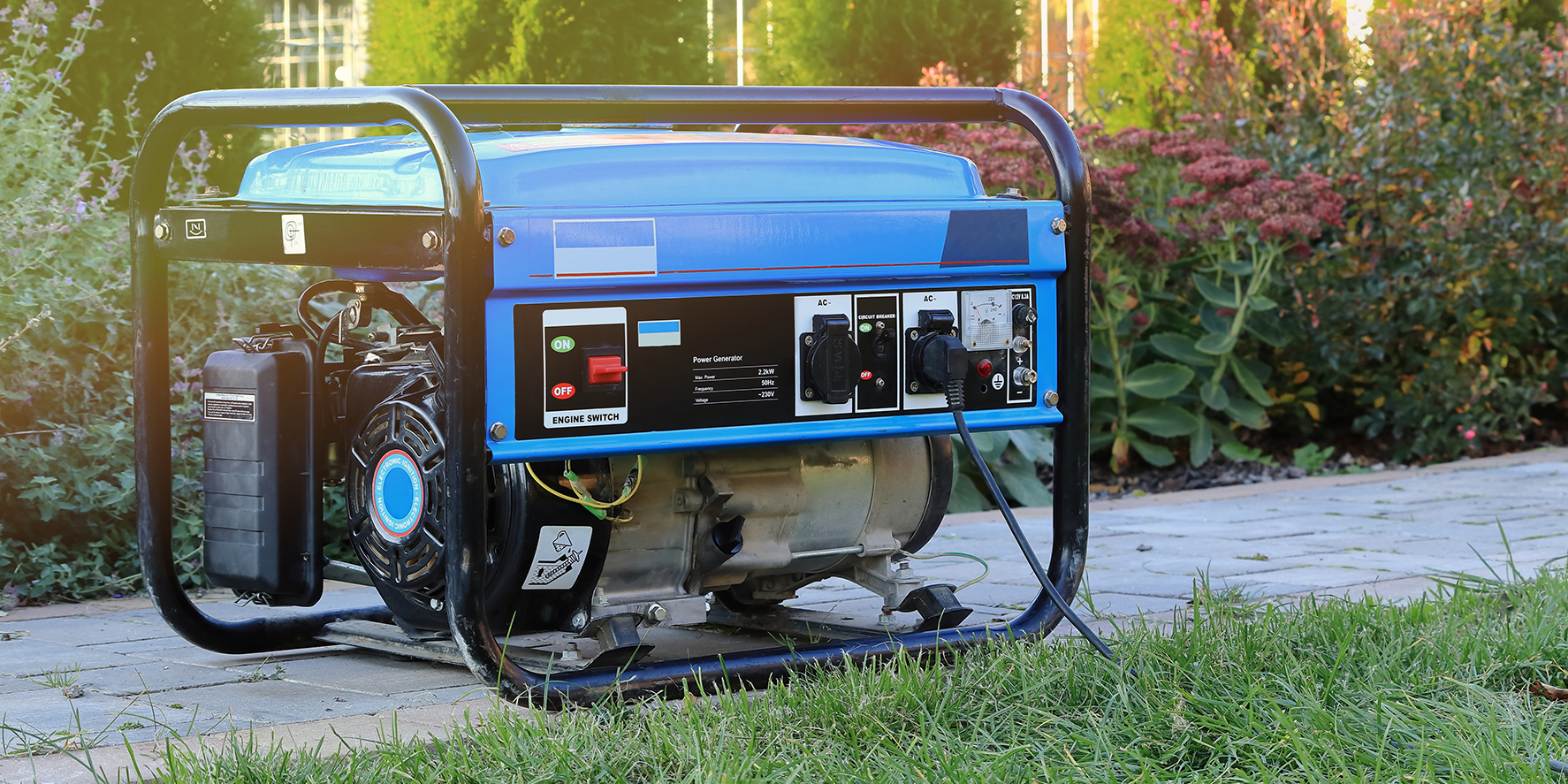 Shafiro Electric electrician inspecting a residential generator inlet box